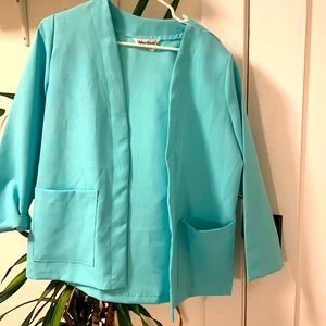 BLUE VINTAGE BLAZER/CHORE JACKET